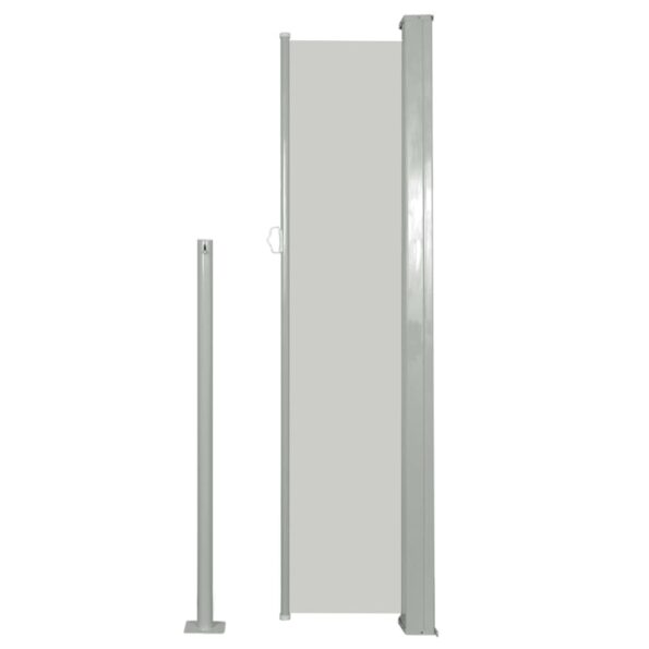 vidaXL Zaťahovacia bočná markíza 140 x 300 cm krémová – Obrázok 4