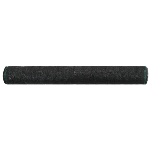 vidaXL Zástena na tenisový kurt, HDPE 1x25 m, čierna – Obrázok 4