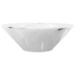 vidaXL Umývadlo 42x14 cm keramické strieborné – Obrázok 5