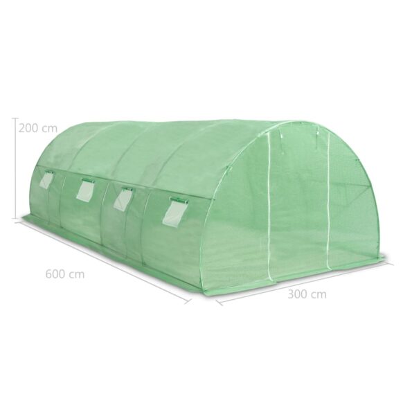 vidaXL Skleník 18 m² 600x300x200 cm – Obrázok 11