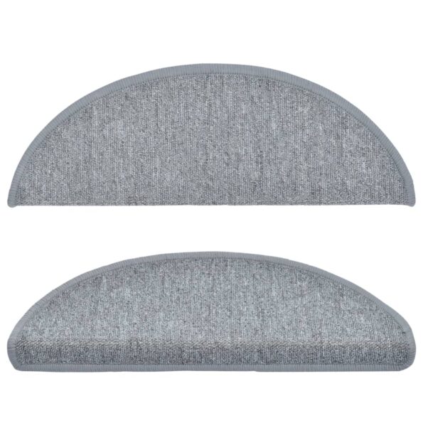 vidaXL 15 ks Nášľapy na schody bledosivé 65x24x4 cm – Obrázok 4