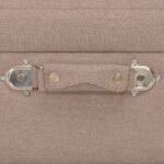 vidaXL Úložné stoličky 3 ks hnedé látkové – Obrázok 2