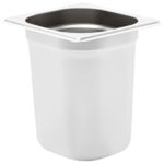 vidaXL Gastronádoby 8 ks, GN 1/6, 200 mm, nehrdzavejúca oceľ – Obrázok 3