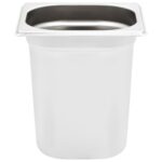 vidaXL Gastronádoby 8 ks, GN 1/6, 200 mm, nehrdzavejúca oceľ – Obrázok 5