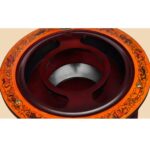 vidaXL Glóbusový bar/stojan na víno, eukalyptové drevo – Obrázok 5