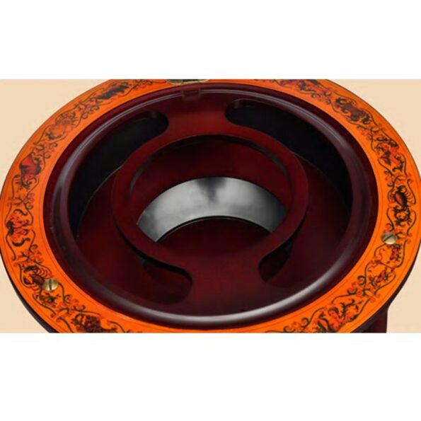 vidaXL Glóbusový bar/stojan na víno, eukalyptové drevo – Obrázok 5