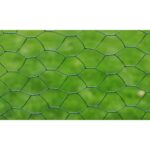 vidaXL Drôtené pletivo s vrstvou PVC 25x0,5 m, zelené – Obrázok 3