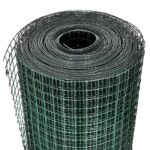 vidaXL Drôtené pletivo, pozinkované a potiahnuté PVC 10x1 m, zelené – Obrázok 3