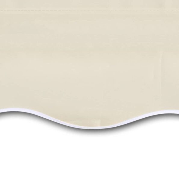 vidaXL Tieniaca plachta na markízu, krémová 4x3 m (bez rámu) – Obrázok 4