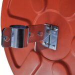 Konvexné dopravné zrkadlo, PC plast, oranžové 60 cm, do exteriéru – Obrázok 5