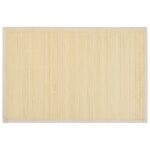 Bambusové prestieranie, 6 ks, 30 x 45 cm, prírodné – Obrázok 2