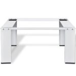 vidaXL Podstavec pod práčku, biely – Obrázok 3