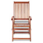 vidaXL Skladacie záhradné stoličky 2 ks, akáciový masív, hnedé – Obrázok 2