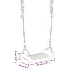 vidaXL Sedadlá na hojdačky 2 ks s lezeckými kameňmi modré polyetylén – Obrázok 8