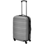 vidaXL Sada 3 škrupinových kufrov s kolieskami,strieborná 45,5/55/66cm – Obrázok 3