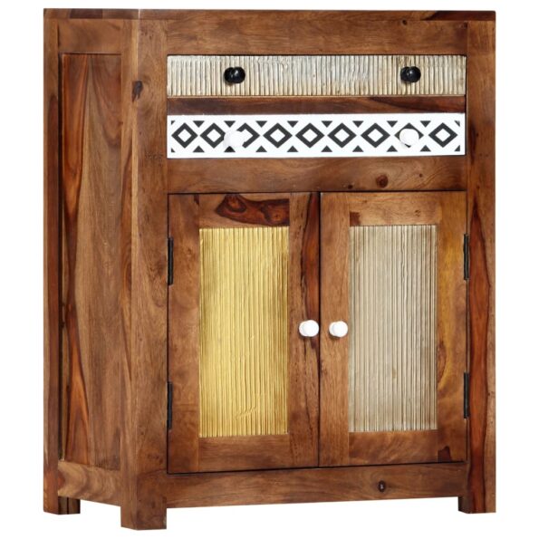 vidaXL Komoda 60x30x75 cm masívne sheeshamové drevo – Obrázok 8