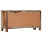 vidaXL Komoda sivá 100x30x50 cm masívne akáciaové drevo – Obrázok 7