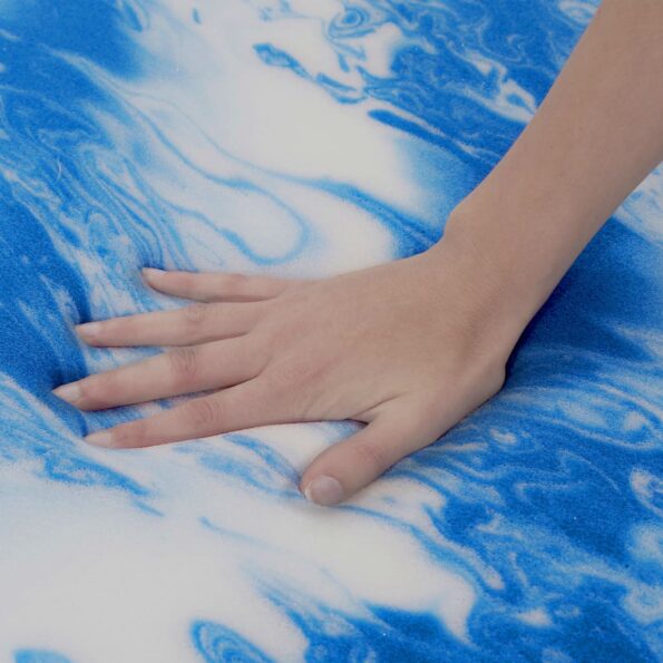 vidaXL Vrchný matrac 80x200 cm, gélová pena 7 cm – Obrázok 3