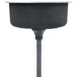 vidaXL Kuchynský drez so sitkom a odtokom nehrdzavejúca oceľ – Obrázok 4