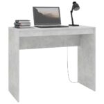 vidaXL Písací stôl, betónovo sivý 90x40x72 cm, kompozitné drevo – Obrázok 3