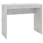 vidaXL Písací stôl, betónovo sivý 90x40x72 cm, kompozitné drevo – Obrázok 6