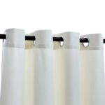 vidaXL Zatemňovacie závesy s očkami 2 ks, zamat, krémové 140x175 cm – Obrázok 4