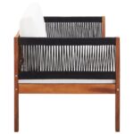 vidaXL 2-miestna záhradná pohovka masívne akáciové drevo – Obrázok 3