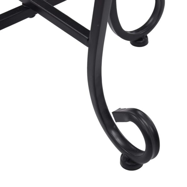 vidaXL Mozaikové stoly 3 ks, čierno biele, keramika – Obrázok 5