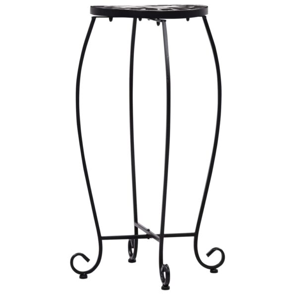 vidaXL Mozaikové stoly 3 ks, čierno biele, keramika – Obrázok 7