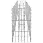 vidaXL Gabiónový vyvýšený záhon, pozinkovaná oceľ 270x30x60 cm – Obrázok 5