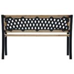 vidaXL Záhradná lavička 120 cm drevo – Obrázok 4