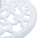 vidaXL Stojan na slnečník, biely 12 kg, 48 cm, liatina – Obrázok 5