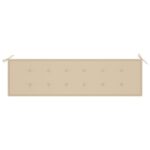 vidaXL Podložka na záhradnú lavičku 180x50x3 cm, oxfordská látka – Obrázok 4