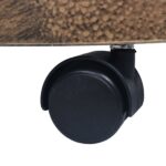 vidaXL Vozíky pod kvetináče 6 ks bronzové 38 cm plast – Obrázok 4