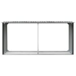 vidaXL Záhradná kôlňa na drevo antracitová 330x92x153 cm galvanizovaná oceľ – Obrázok 3