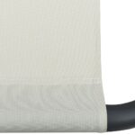 vidaXL Záhradná posteľ s baldachýnom a vankúšmi, krémovo biela – Obrázok 6