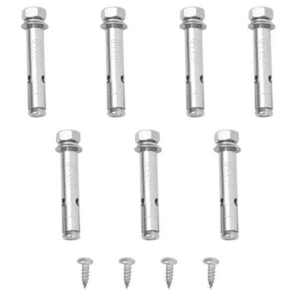 vidaXL Zaťahovacia bočná markíza na terasu 100x300 cm, červená – Obrázok 7