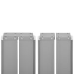 vidaXL Zaťahovacia bočná markíza, hnedá 100x1000 cm – Obrázok 9