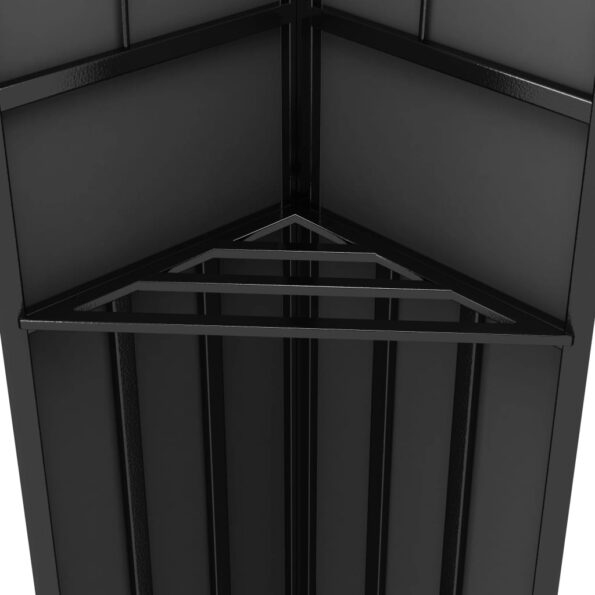 vidaXL Altánok s dvojitou strieškou 3x3 m, antracitový – Obrázok 4