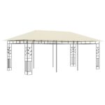vidaXL Altánok so sieťou proti komárom krémový 6x3x2,73 m – Obrázok 2