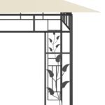 vidaXL Altánok so sieťou proti komárom krémový 6x3x2,73 m – Obrázok 5