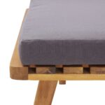 vidaXL Záhradná stolička s vankúšmi akáciový masív – Obrázok 6