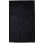 vidaXL Rohož pred dvere, čierna 117x220 cm, PVC