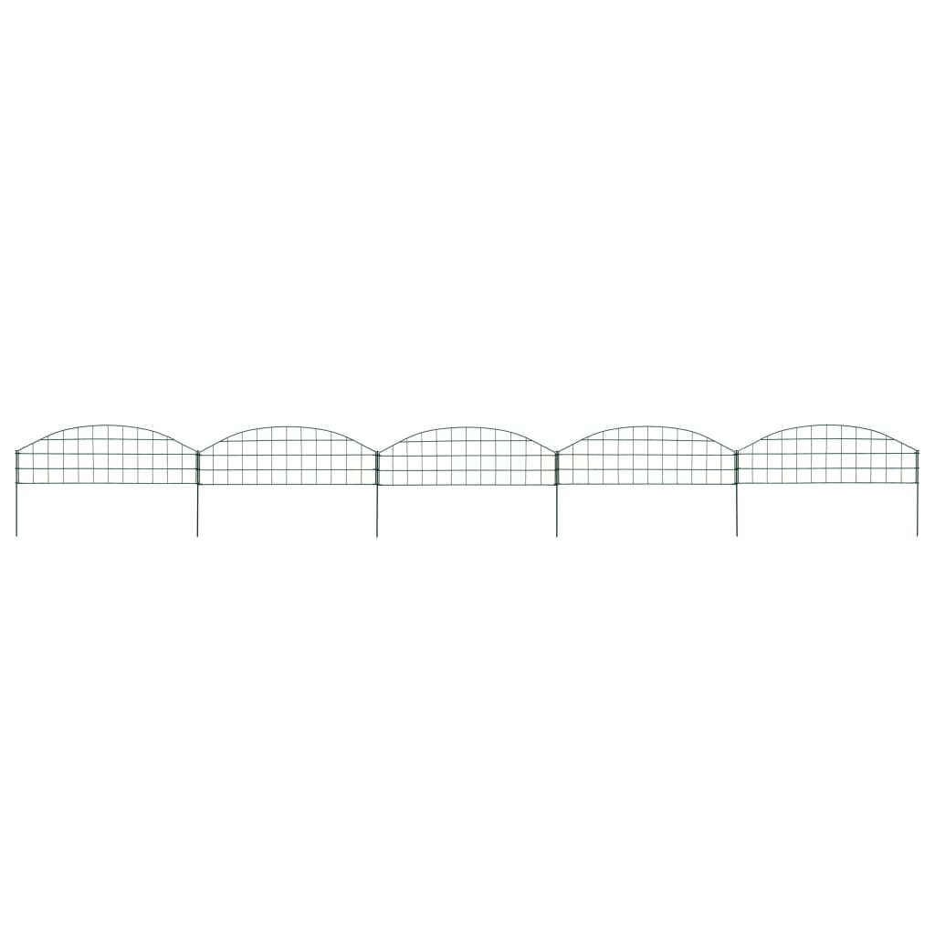 VXL8719883785769_a_en_hd_1.jpg vidaXL Oblúkový záhradný plot 77,3x26 cm, zelený – Obrázok 1