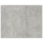 vidaXL Komoda, betónovo sivá 88x30x70 cm, kompozitné drevo – Obrázok 5