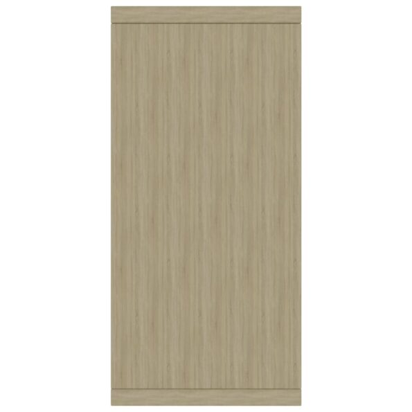 vidaXL Komoda, dub sonoma 88x30x65 cm, kompozitné drevo – Obrázok 5