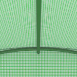 vidaXL Skleník 6,86 m² 3,43x2x2 cm – Obrázok 9