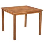 vidaXL 5-dielna vonkajšia jedálenská súprava čierno-hnedá polyratanová – Obrázok 2