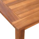 vidaXL 5-dielna vonkajšia jedálenská súprava čierno-hnedá polyratanová – Obrázok 3