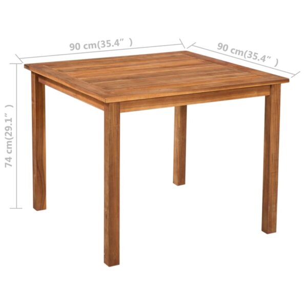 vidaXL 5-dielna vonkajšia jedálenská súprava čierno-hnedá polyratanová – Obrázok 6